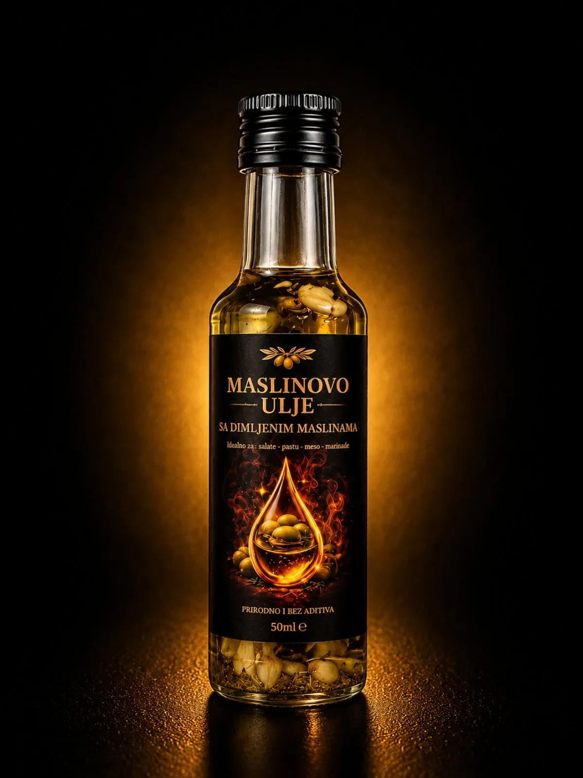 Maslinovo ulje — sa dimljenim maslinama