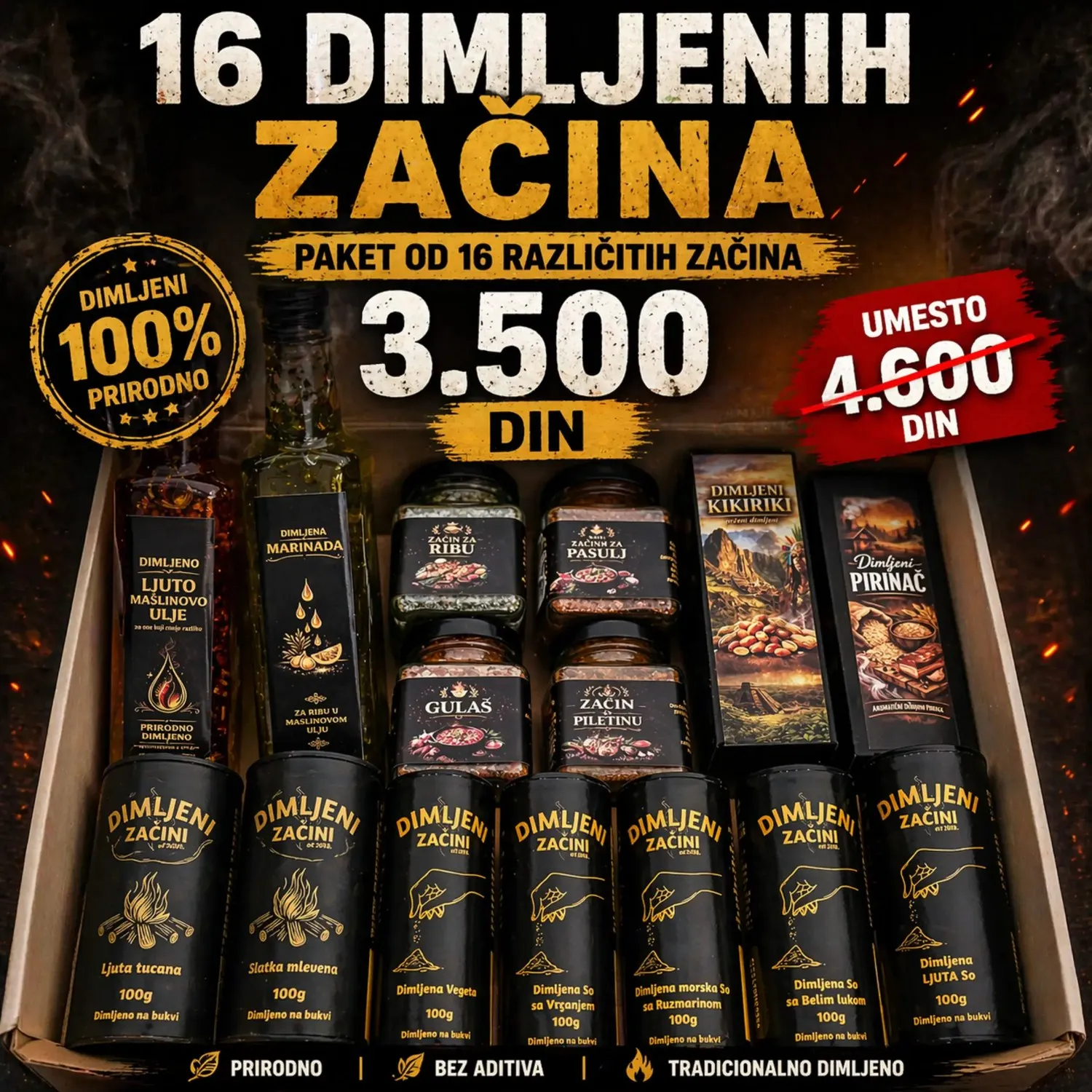 Paket „16 dimljenih začina“